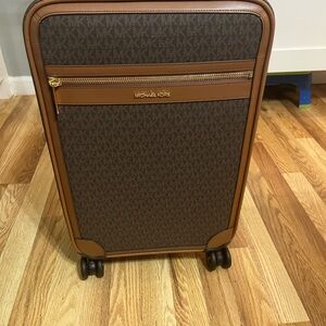 Michael Kors Brown Monogram Suitcase